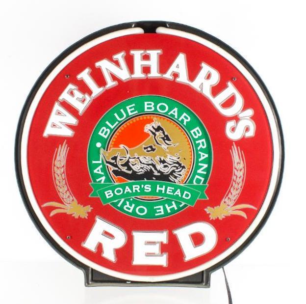 Weinhards Red Boars Head Light Up Advertising Motion (1 of 2)