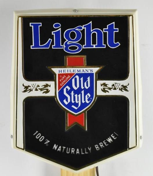 Vintage Old Style Light Advertising Light Up Motion: Working Condition, 12 x 15 inches
