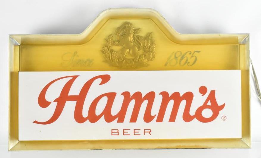 Vintage Hamms Beer Light Up Advertising Double Sided (1 of 3)