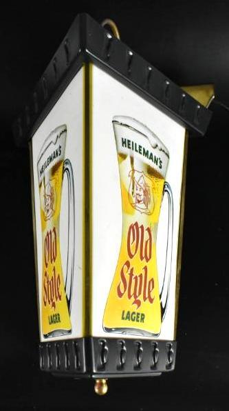 Vintage Old Style Light Up Advertising Beer Sign: Working Condition, 8 x 12 inches