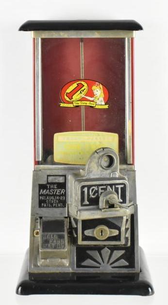 Vintage The Very Best 1 Cent Peanut Vending Machine (1 of 6)