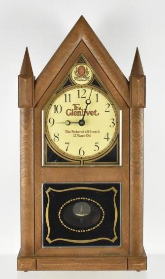 Vintage The Glenlivet Advertising Motion Clock (1 of 2)