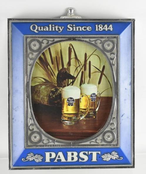 Vintage Pabst Blue Ribbon Light Up Advertising Beer (1 of 2)