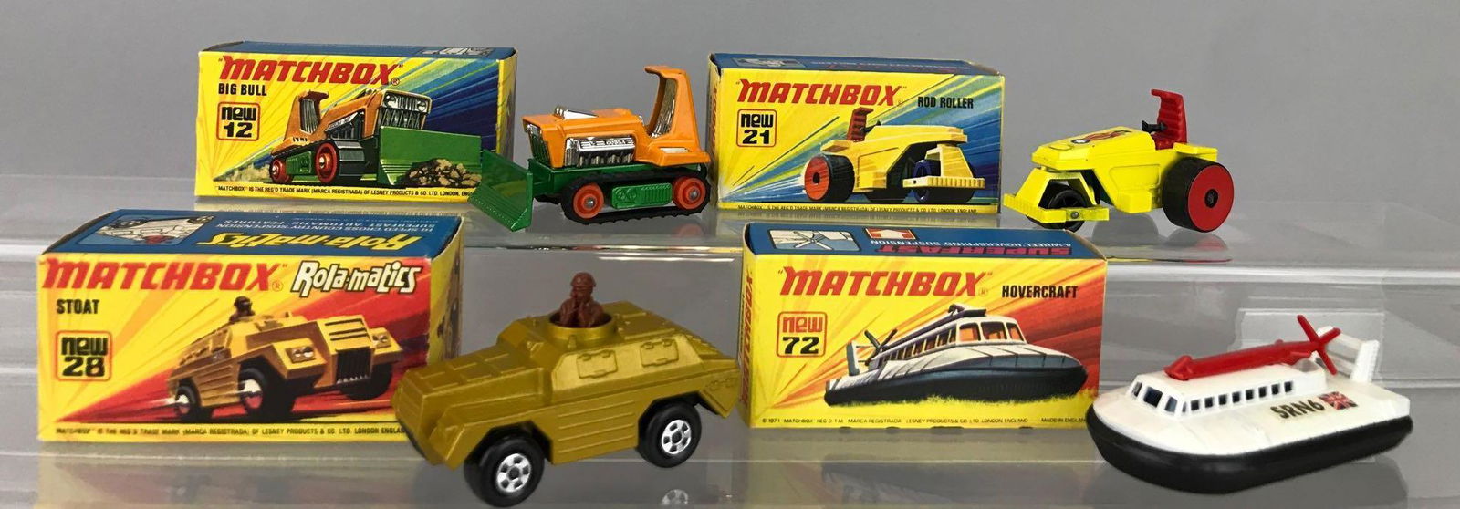 Group of 4 Matchbox Superfast die-cast vehicles (1 of 6)