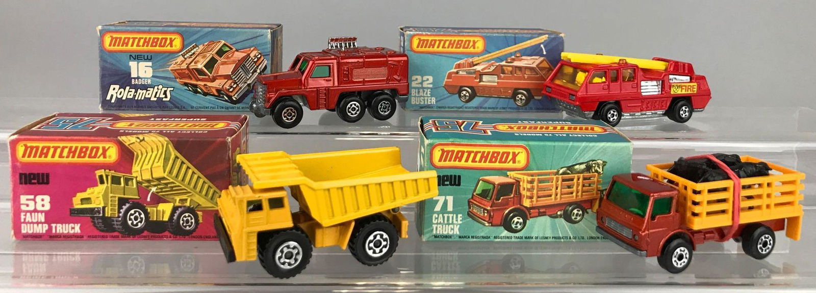 Group of 4 Matchbox die-cast vehicles (1 of 6)