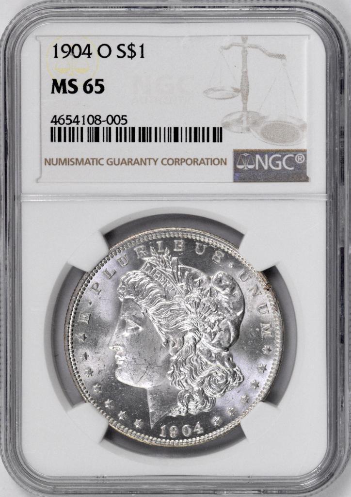 1904 O Morgan Silver Dollar (NGC) MS65 (1 of 2)