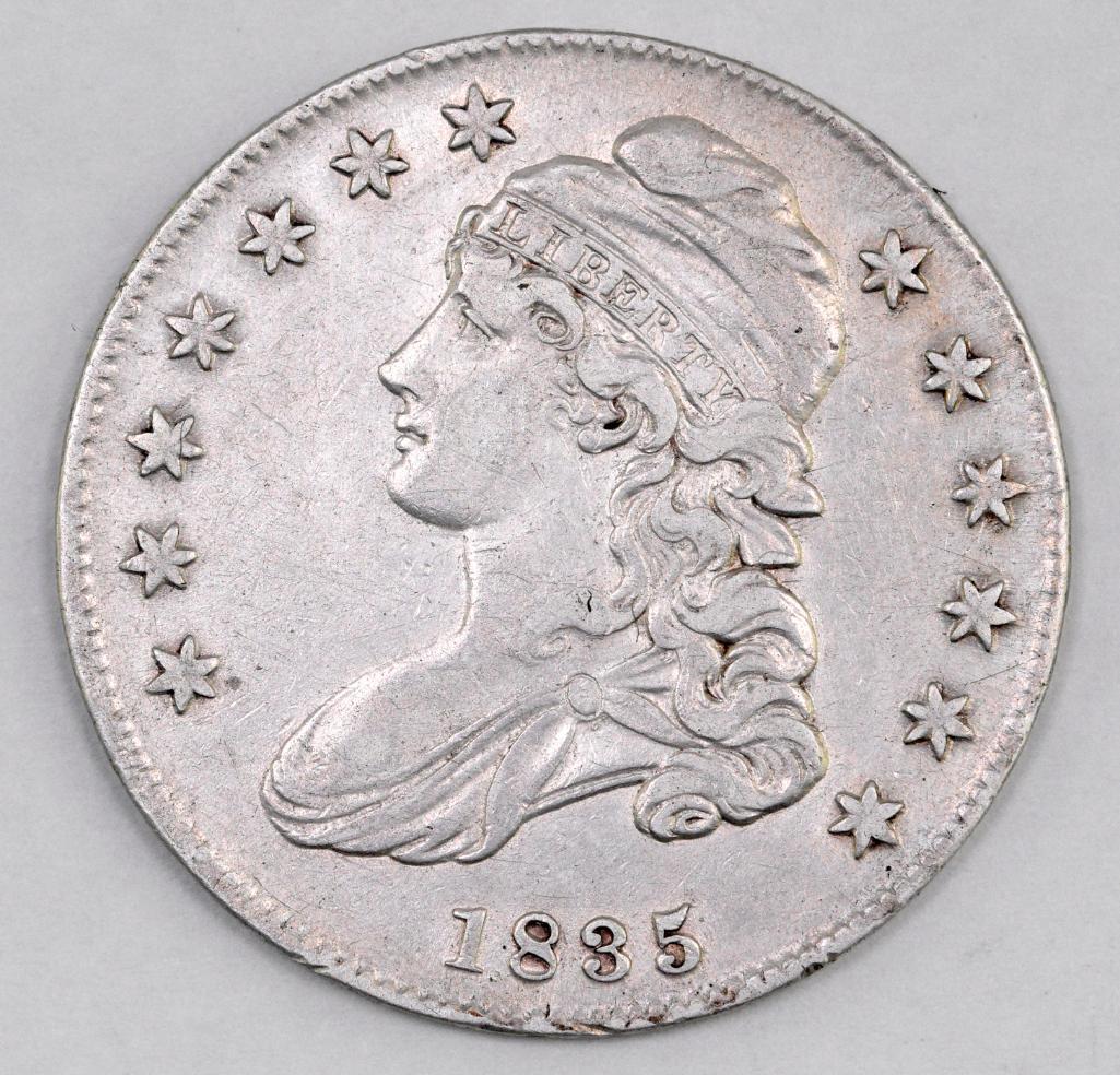 1835 Capped Bust Silver Half Dollar (1 of 2)