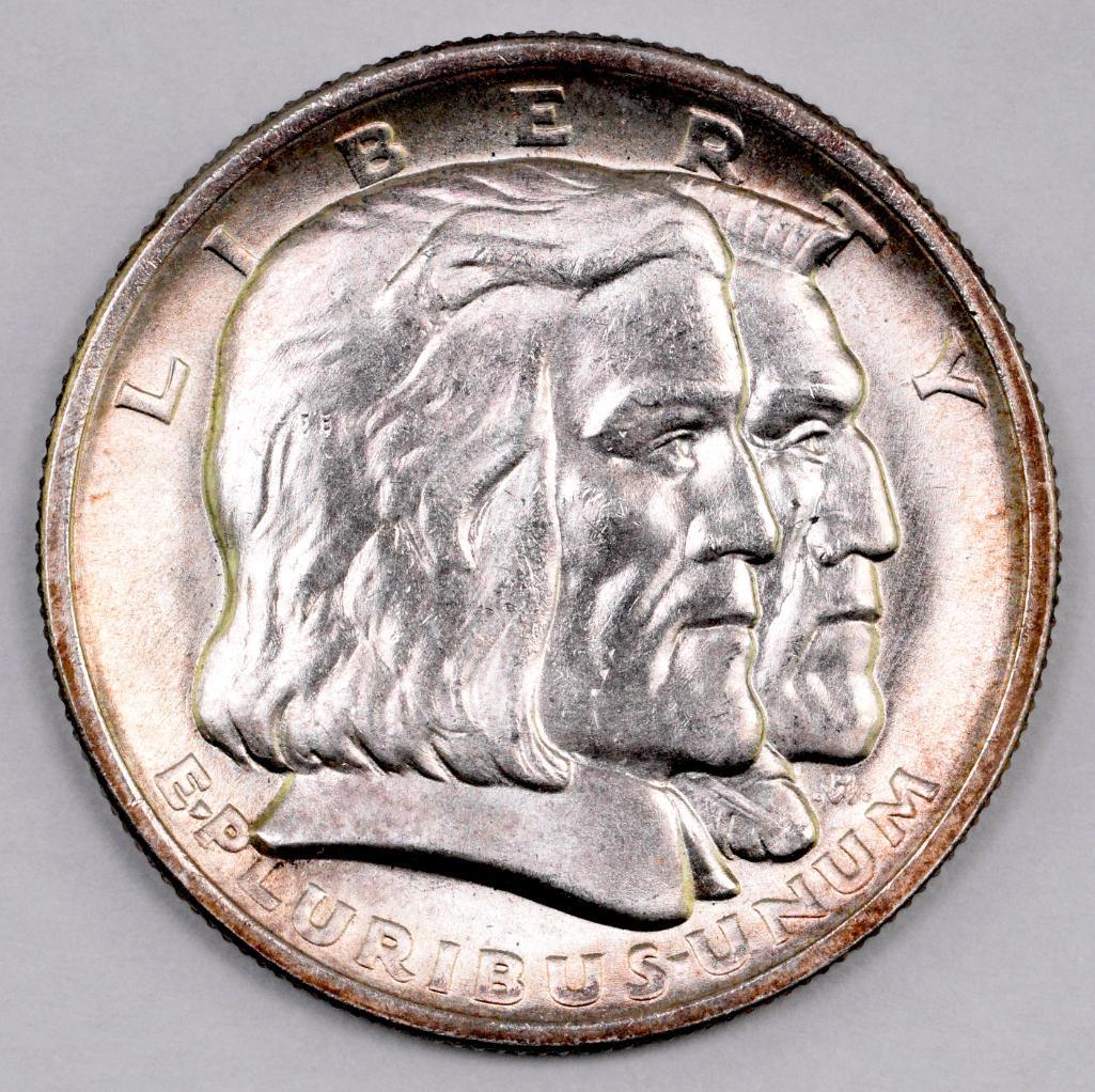 1936 Long Island Commemorative Silver Half Dollar (1 of 2)