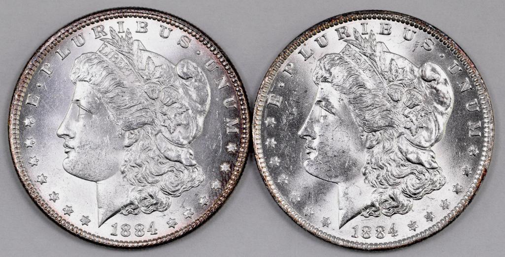 Group of (2) Morgan Silver Dollars (1 of 2)