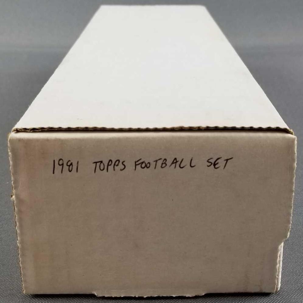 1981 Topps football card set (1 of 4)