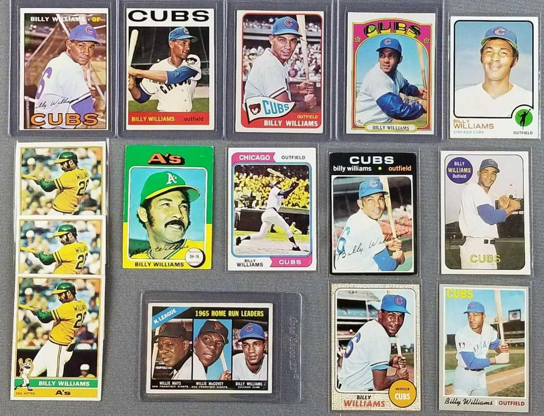 15 Billy Williams Topps cards (1 of 7)