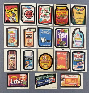 1986 BLUNDER BREAD Topps Wacky Packages Sticker 