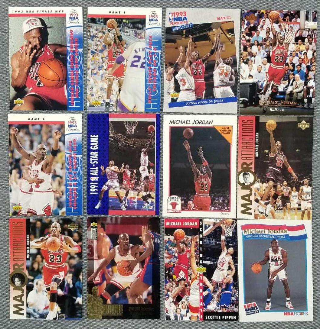 Group of 20 Michael Jordan basketball cards (1 of 3)