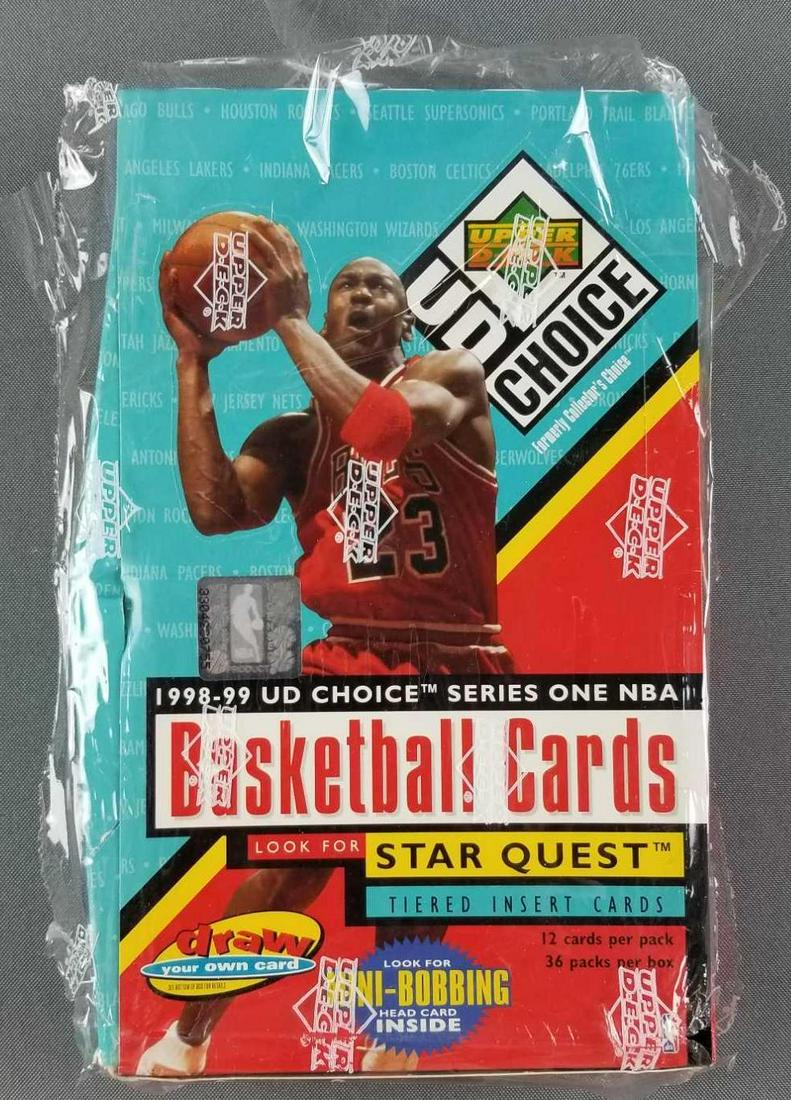 1998-99 Upper Deck NBA basketball cards sealed box (1 of 3)