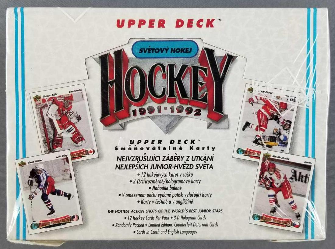 1991-92 Upper Deck Hockey cards sealed box (1 of 3)