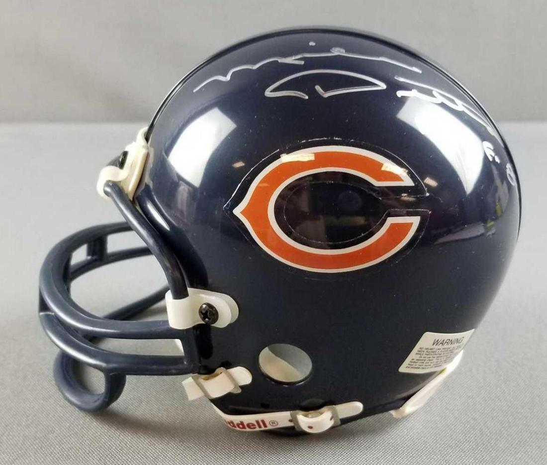 Chicago Bears Mike Ditka signed mini helmet (1 of 3)