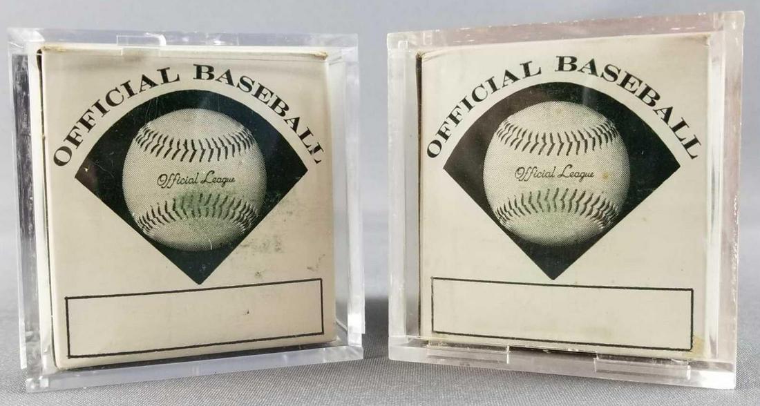 2 official baseballs in original boxes (1 of 3)