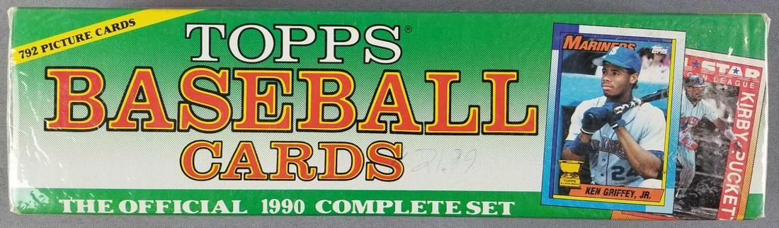 Topps 1990 complete set Baseball Cards (1 of 3)