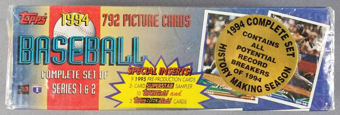 Topps 1994 complete set Baseball Cards (1 of 3)