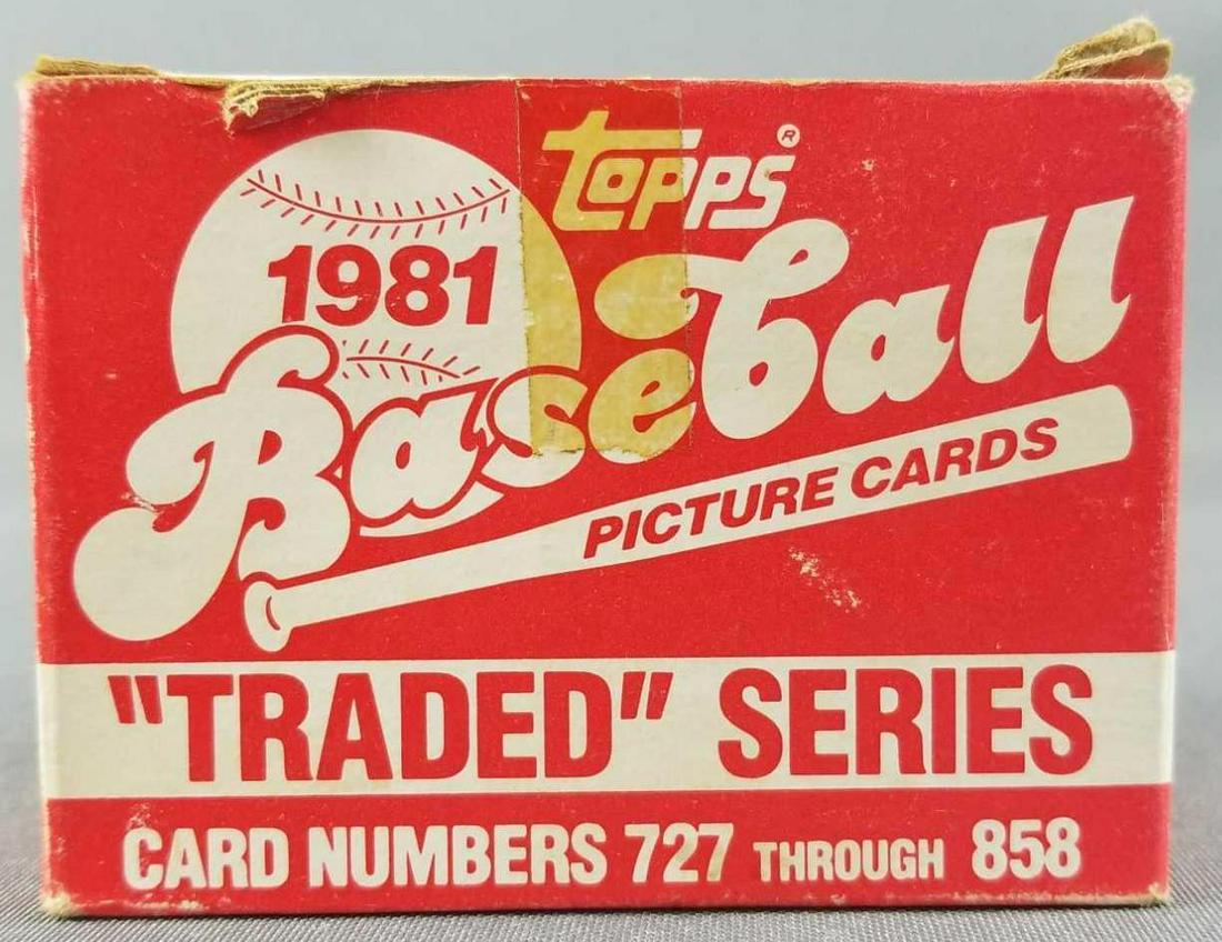 1981 Topps Baseball cards traded series (1 of 3)