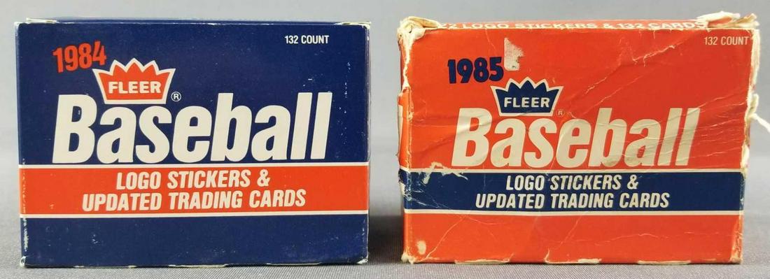 Group of 2 Fleer baseball card sets (1 of 4)