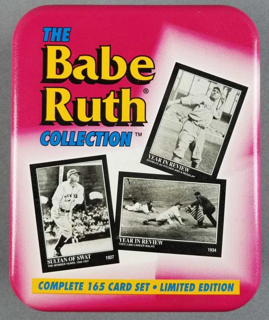 The Babe Ruth Collection tin of baseball cards (1 of 2)
