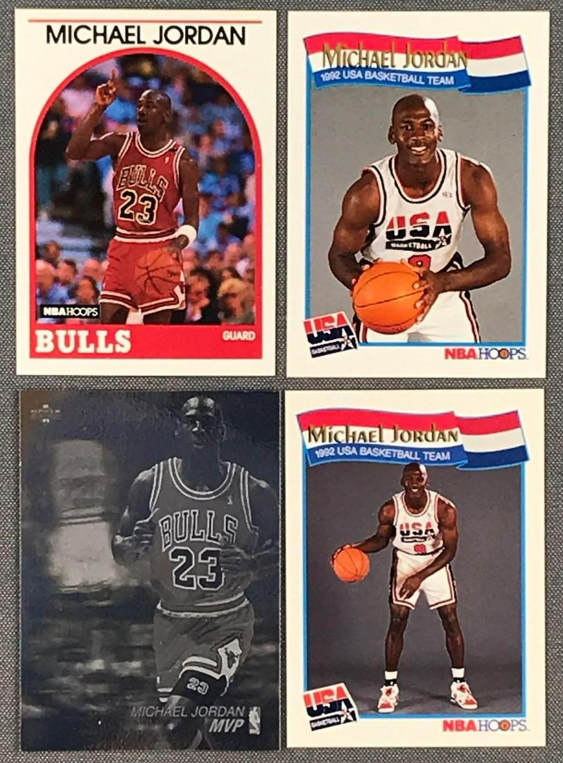 Group of 4 Michael Jordan trading cards (1 of 7)