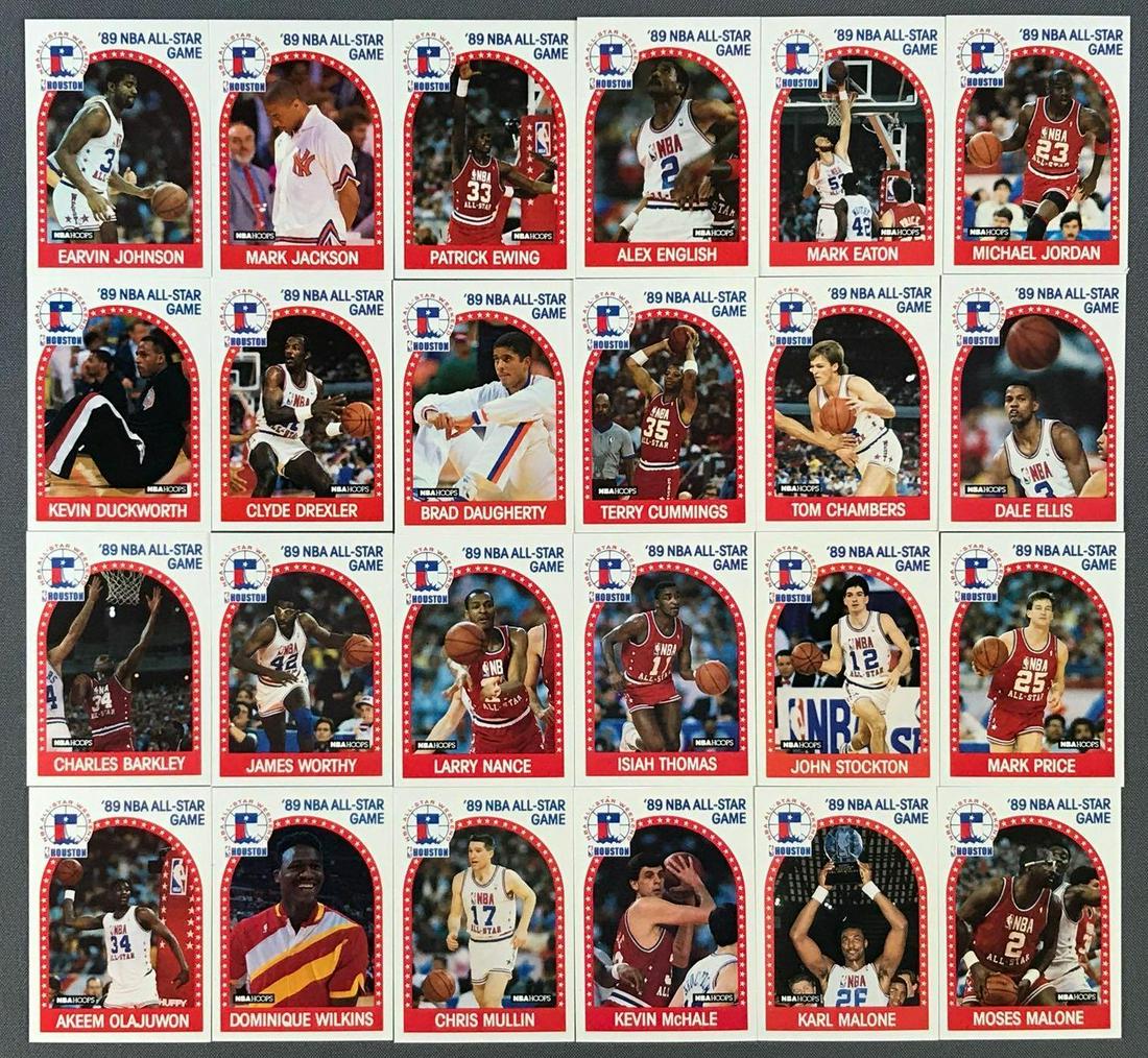 1989 Hoops NBA All-Star Game trading cards (1 of 5)