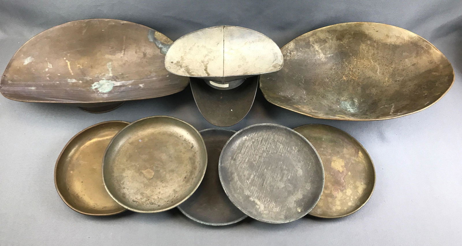 Group of 9 : Antique Hanging Scale Removable Trays (1 of 6)