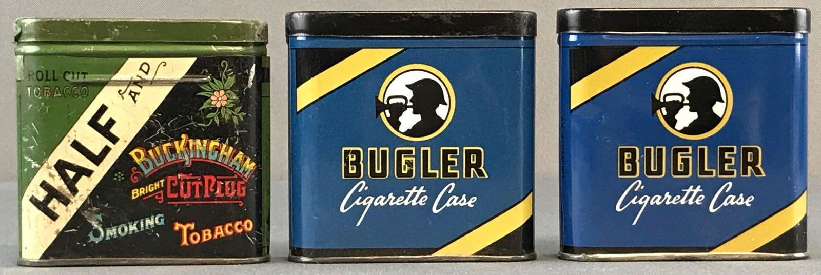 Group of 3 vintage tobacco and cigarette cases (1 of 8)