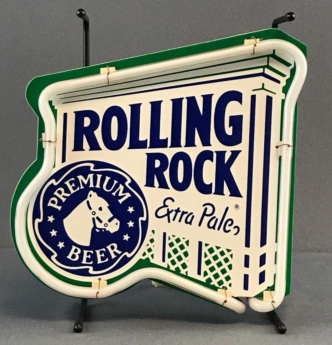 Rolling Rock neon advertising bar back sign (1 of 4)