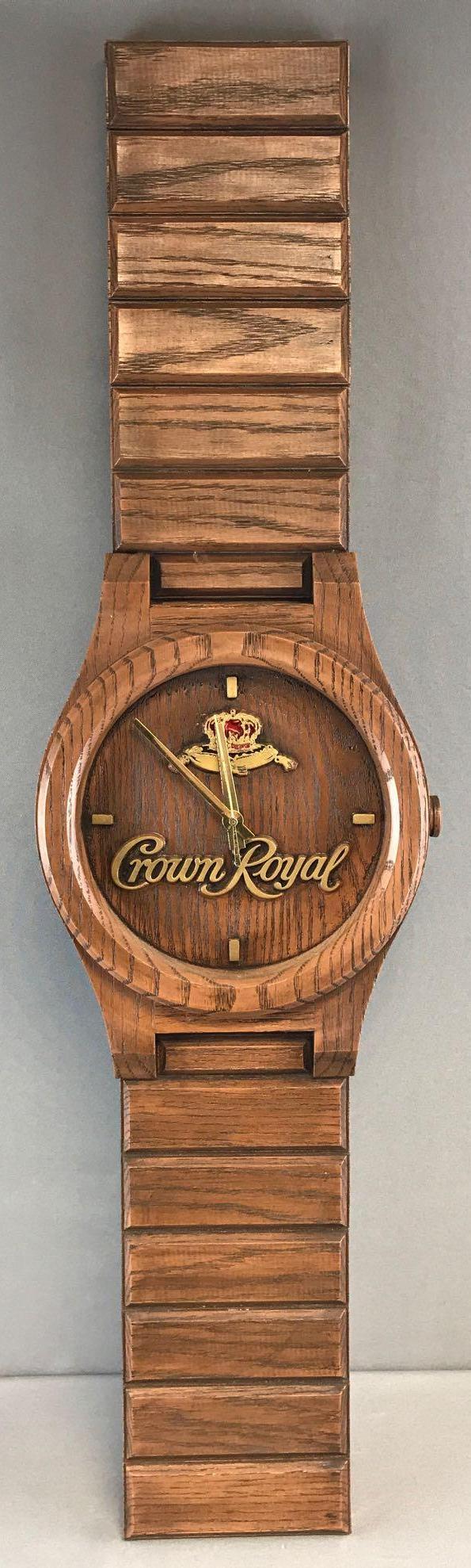 Crown Royal advertising wall clock (1 of 4)