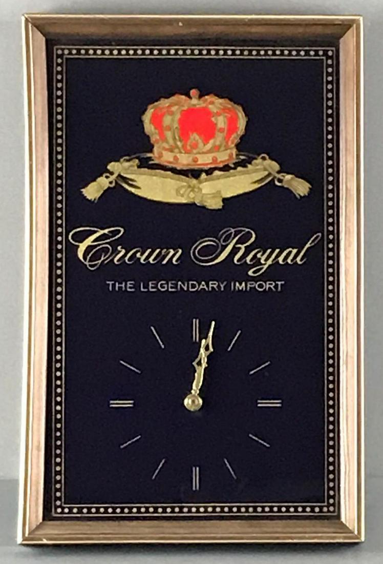Crown Royal advertising wall clock (1 of 3)