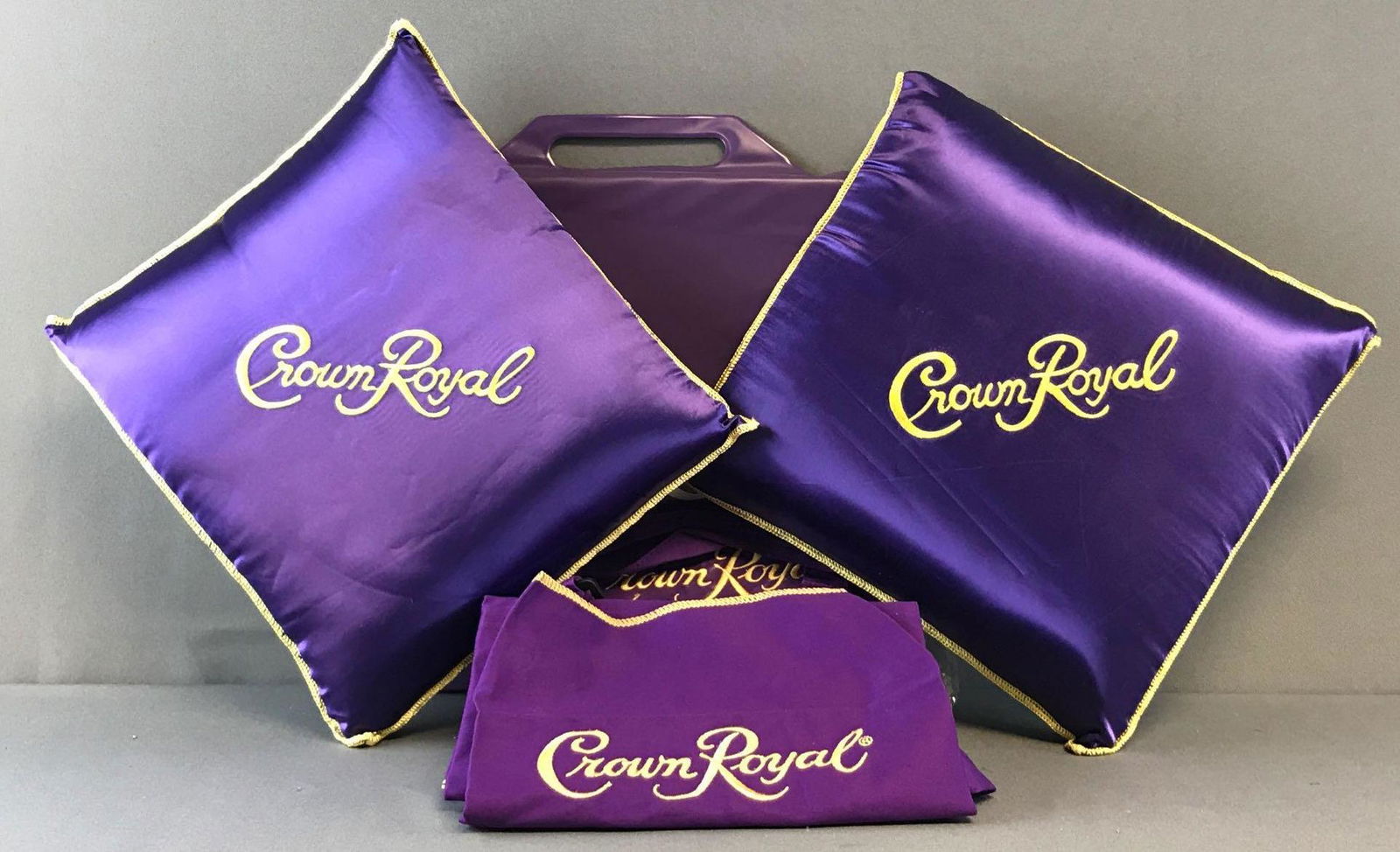 Group of 5 Crown Royal advertising apparel (1 of 3)