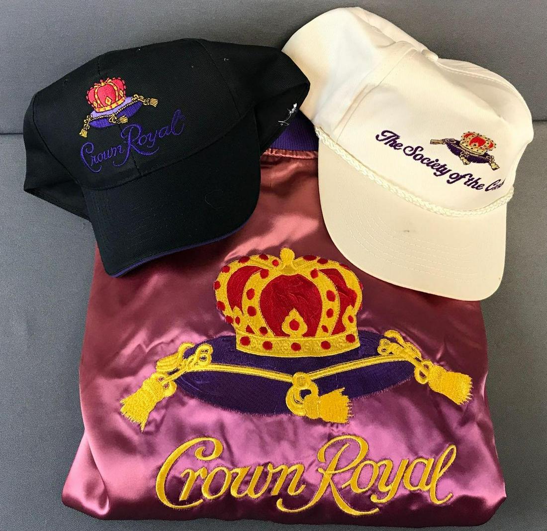 Group of 3 Crown Royal advertising apparel (1 of 5)