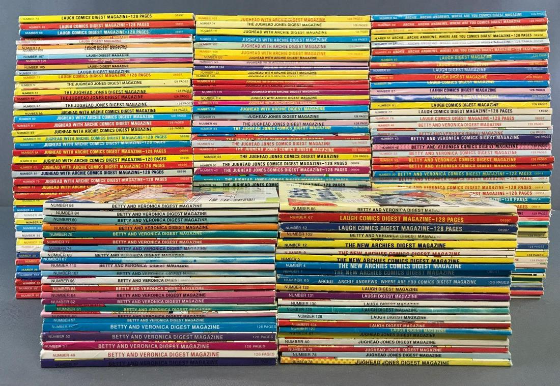 Group of 150+ assorted Archie Digest Library comic (1 of 7)