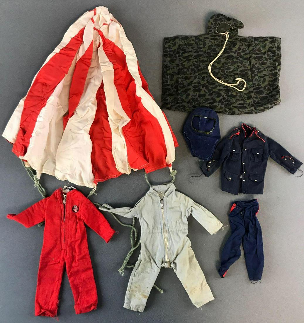 7 piece group Hasbro GI Joe clothing and parachute (1 of 5)