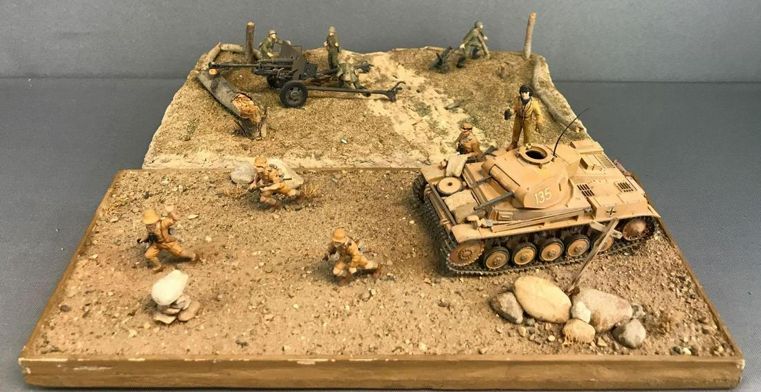 Group of 2 WW2 dioramas (1 of 4)