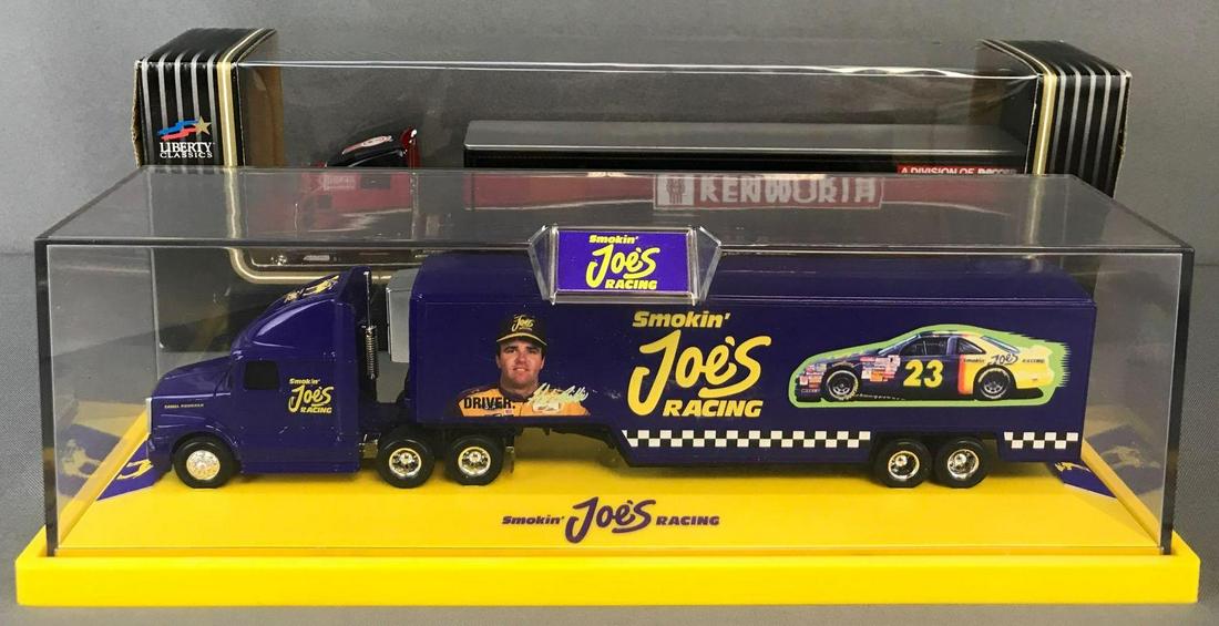 Group of 2 die-cast tractor-trailers (1 of 3)