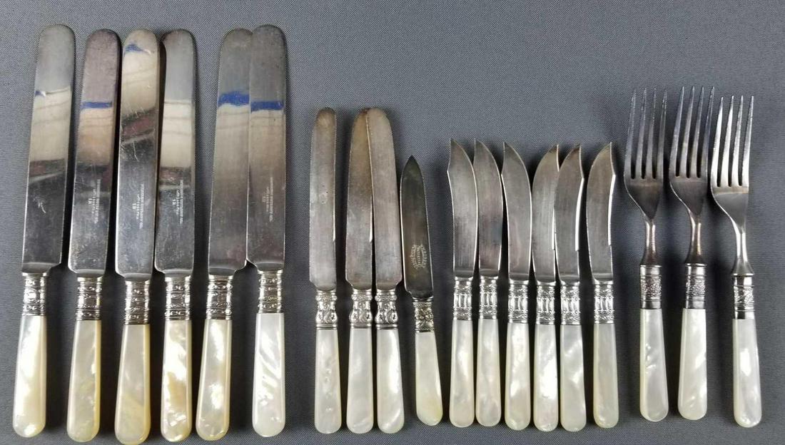 Group of vintage mother of pearl flatware (1 of 5)