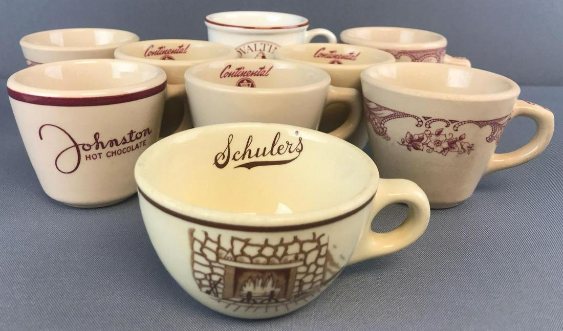 Group of 9 assorted Restaurant Ware mugs (1 of 3)