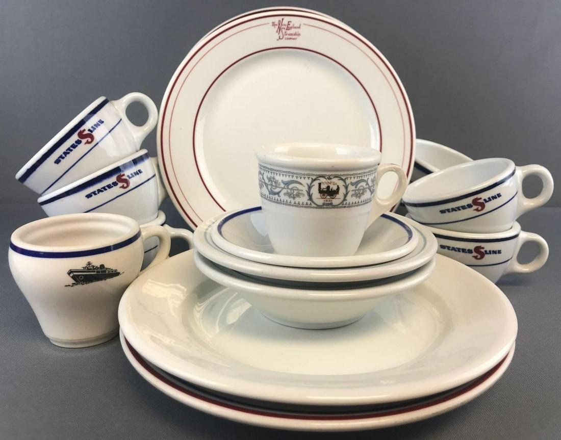 Group of 17 pieces assorted steamship Restaurant Ware (1 of 8)