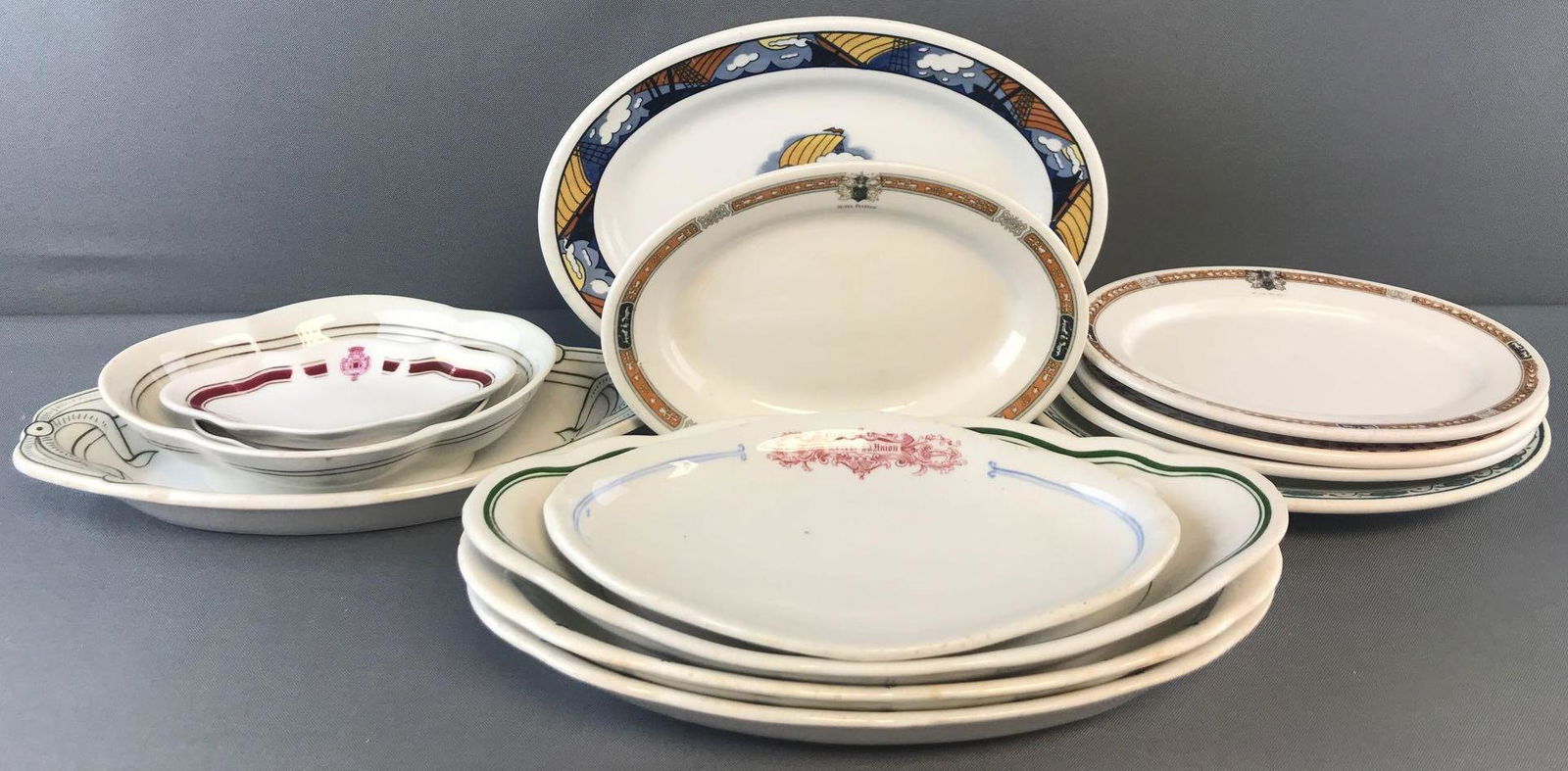 Group of 14 pieces assorted Restaurant Ware platters (1 of 4)