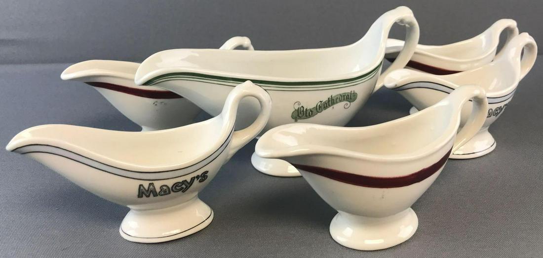 6 piece group of assorted Restaurant Ware gravy boats (1 of 4)