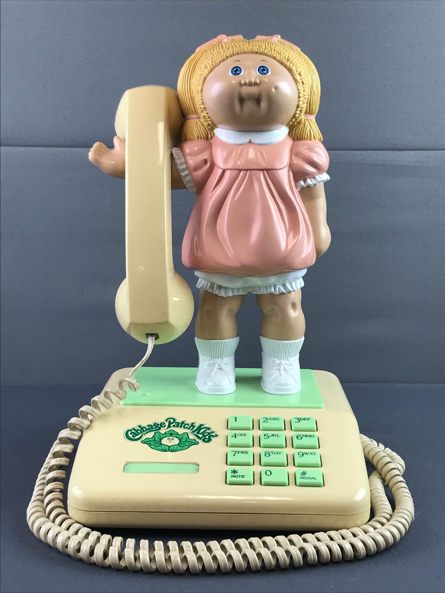 Cabbage Patch Kids Telephone: Made by Coleco Model Number 7911, Serial Number 020128. Untested.