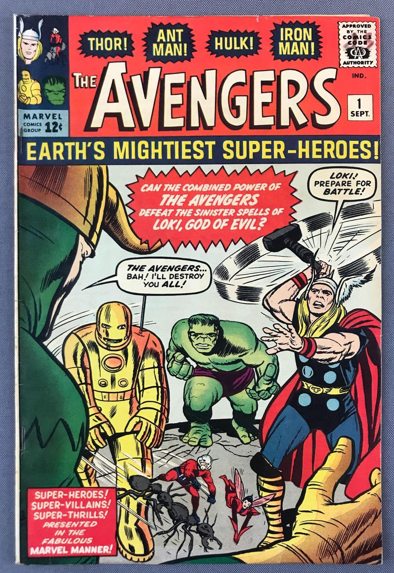 Marvel Comics The Avengers No. 1 Comic Book (1 of 12)