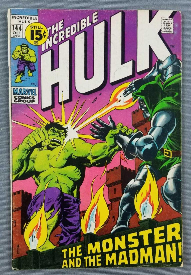 Marvel Comics The Incredible Hulk No. 144 comic book (1 of 8)