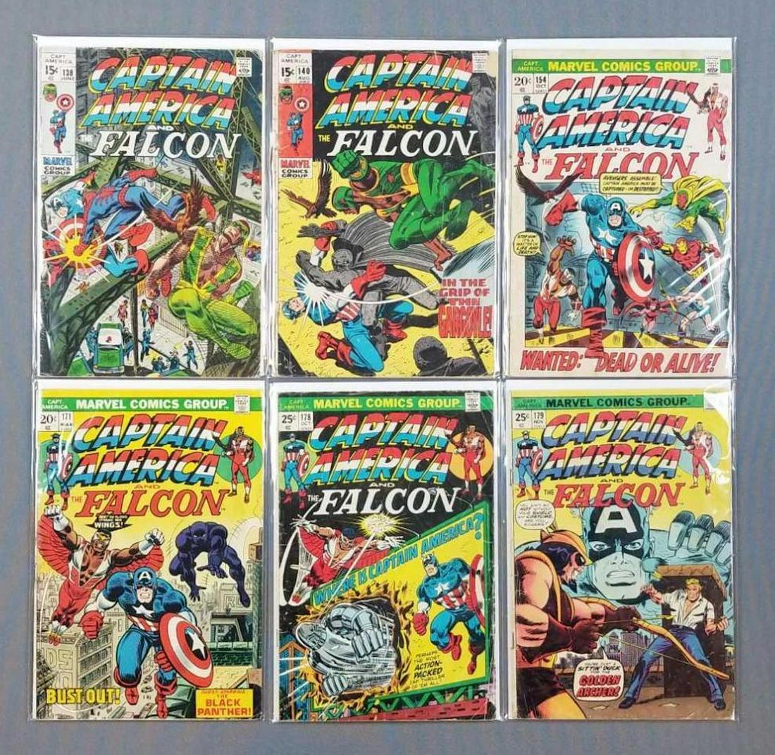 Group of 6 Marvel Comics Captain America and the falcon (1 of 4)