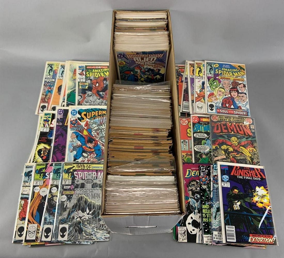 Long Box of Approximately 300 Comic Books (1 of 5)