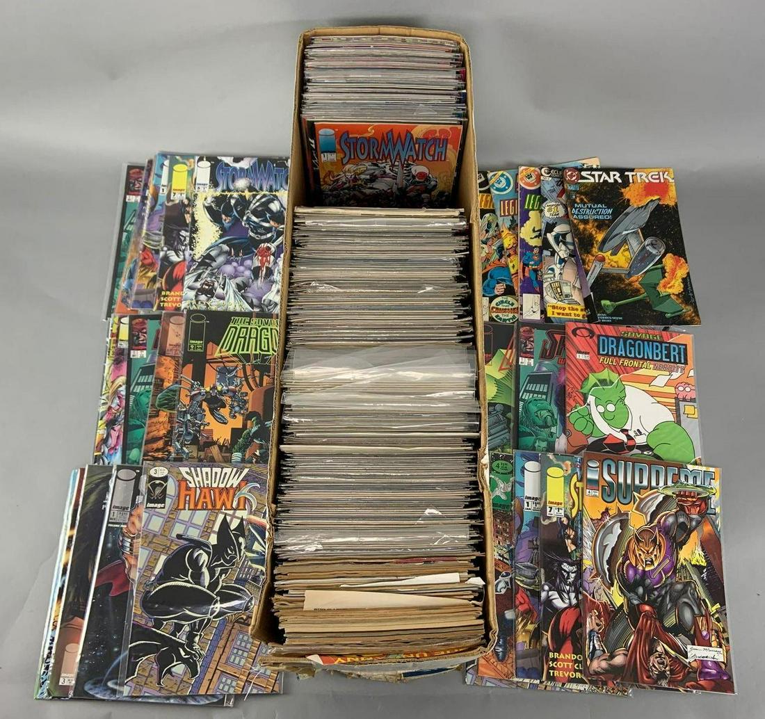 Long Box of Approximately 300 Comic Books (1 of 4)